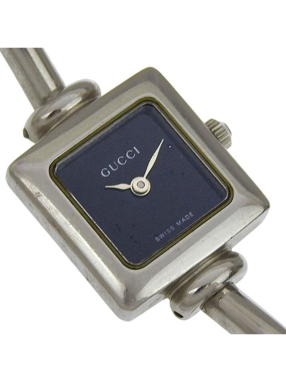 Gucci Stainless Steel Quartz Analog Display Black Dial Watch - Picture 3 of 10